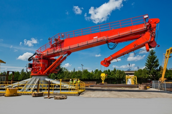 Stalowy gigant do obsługi farm wiatrowych opuścił Expom